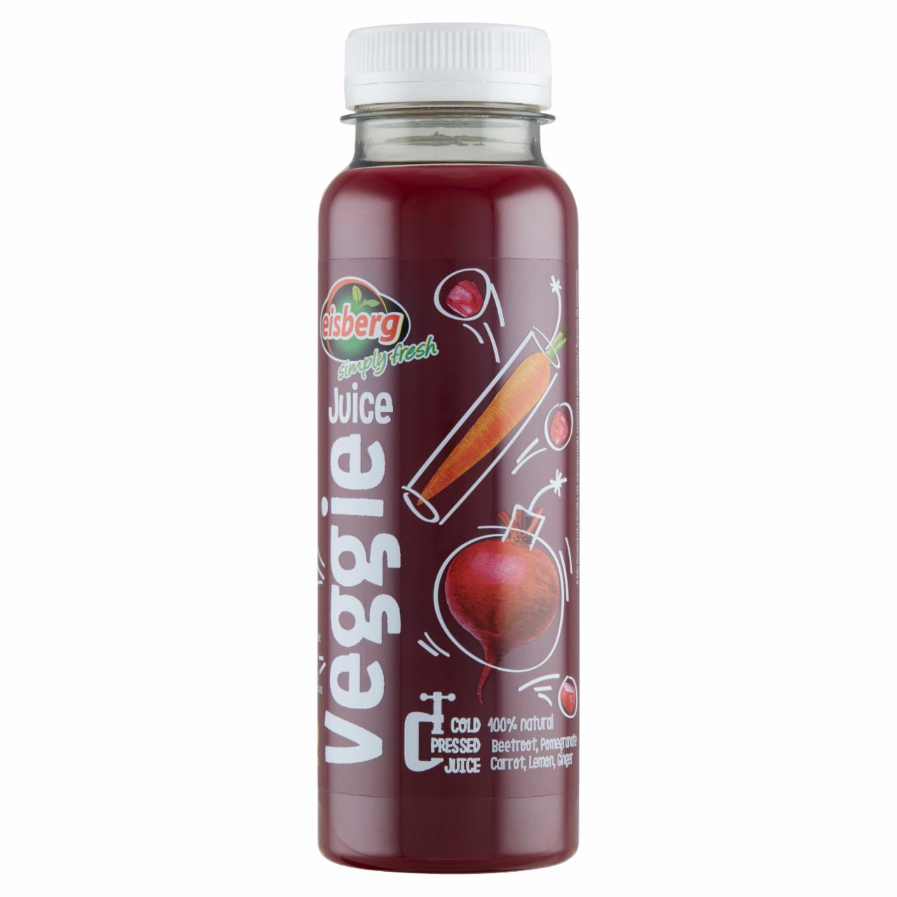 Képek - Eisberg Veggie Juice gyümölcs- és zöldséglémix gyömbérlével 250 ml