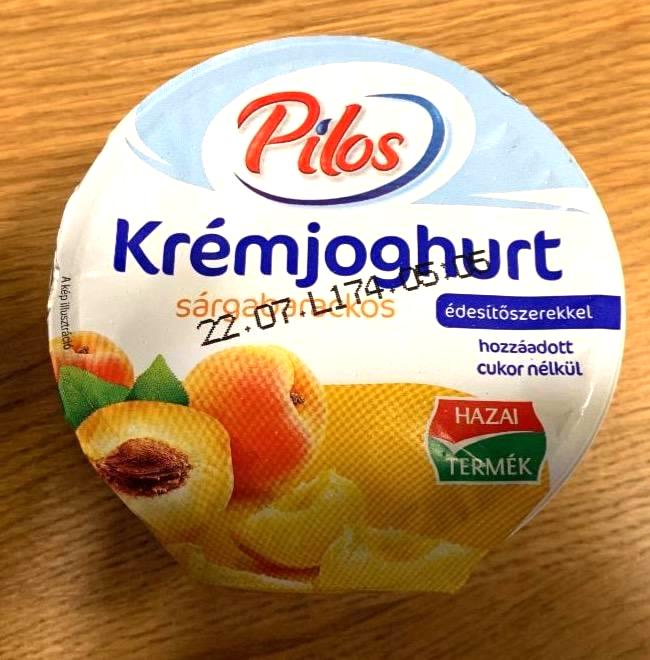 Képek - Krémjoghurt Sárgabarackos édesítőszerekkel cukor nélkül Pilos