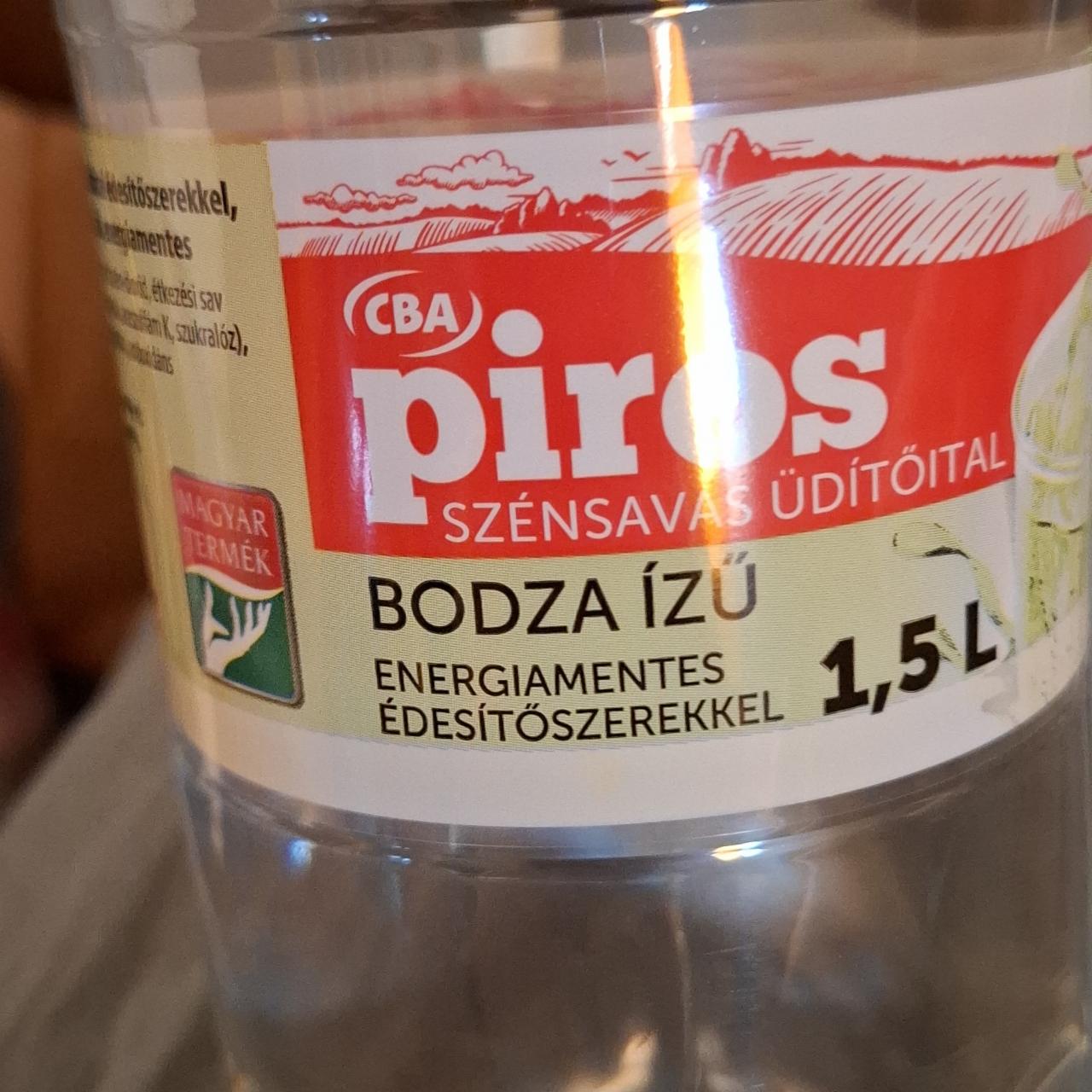 Képek - Szénsavas üdítőital bodza ízű CBA piros