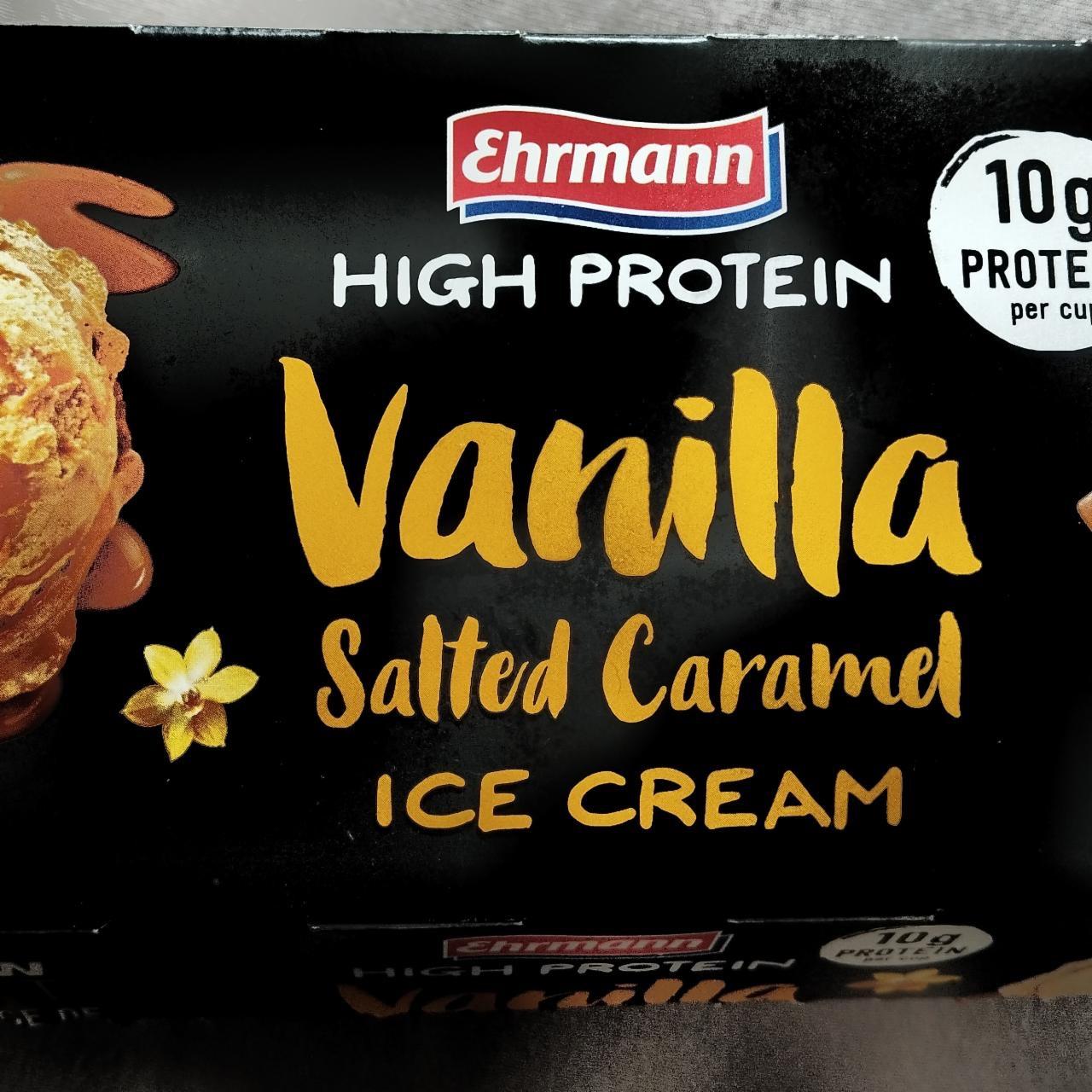 Képek - High Protein Ice Cream Vanilla Salted Caramel Ehrmann