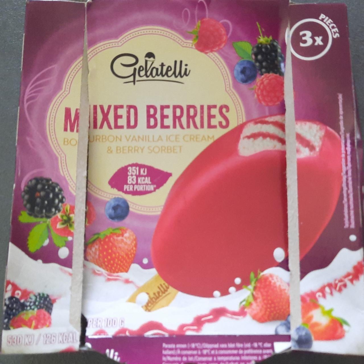Képek - Mixed berries jégkrém Gelatelli