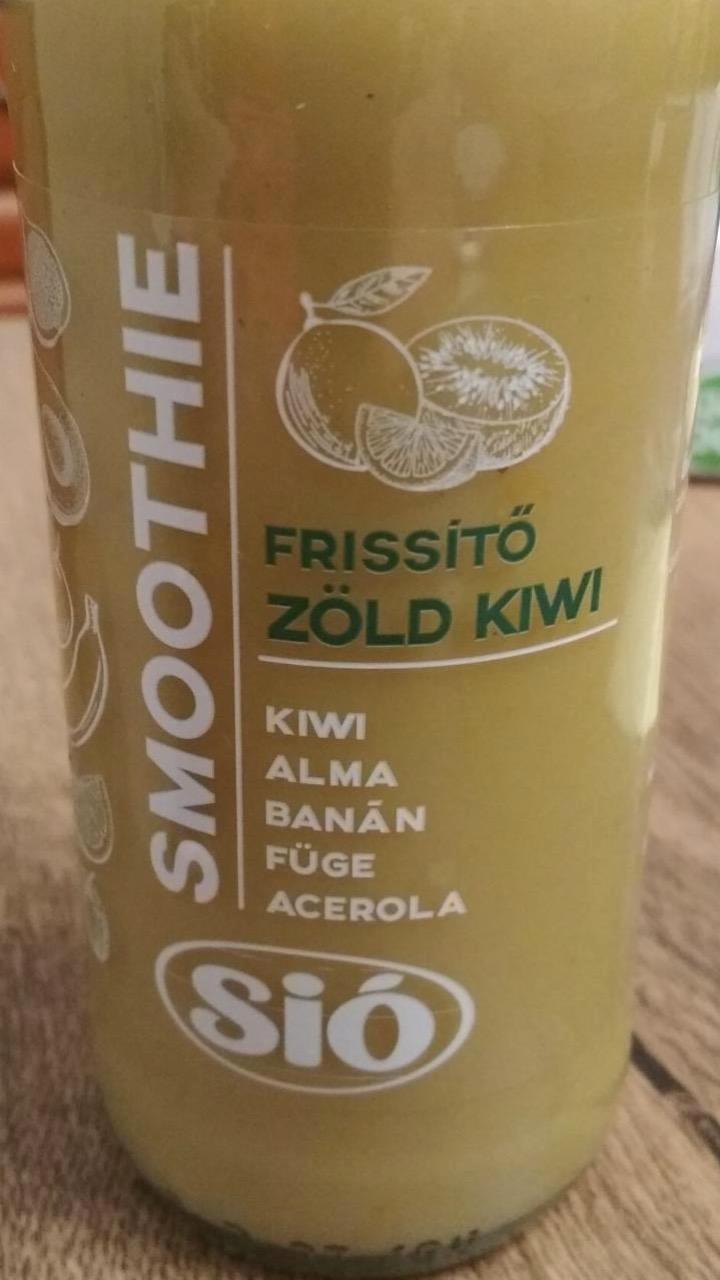 Képek - Sió Smoothie Frissítő Zöld Kiwi vegyes gyümölcsital gyümölcsvelőkből 0,25 l