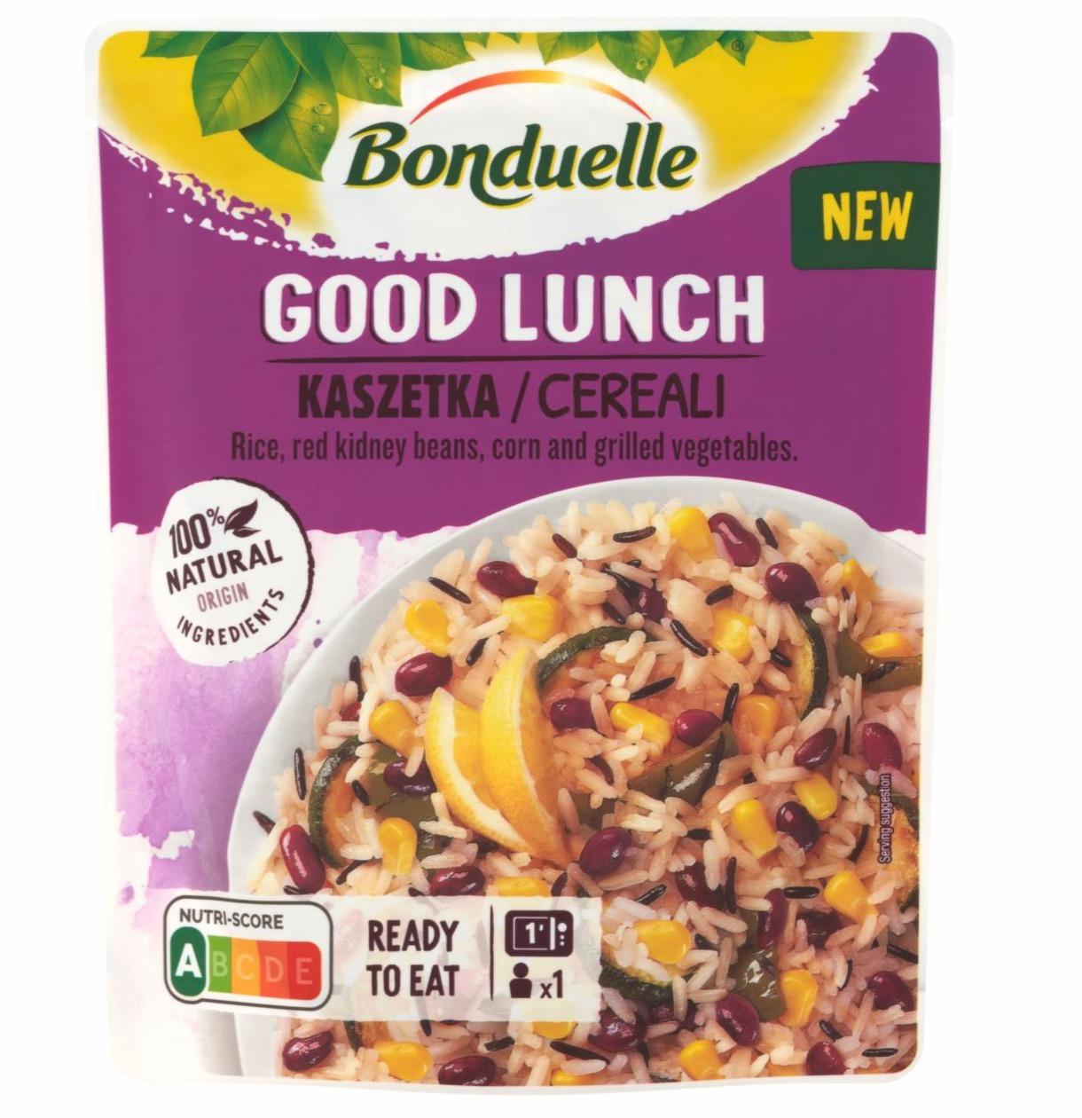 Képek - Bonduelle Good Lunch vörösbab, rizs, csemegekukorica, grillezett zöldségek keveréke 250 g