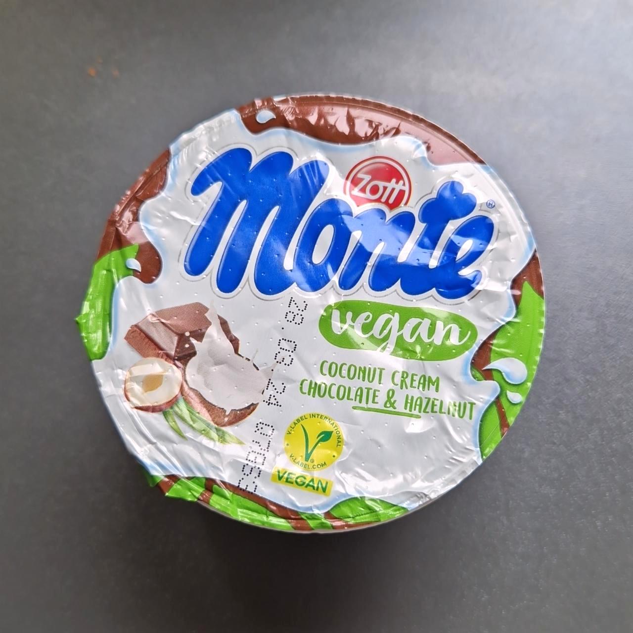 Képek - Monte Vegan Coconut Cream Chocolate & Hazelnut Zott