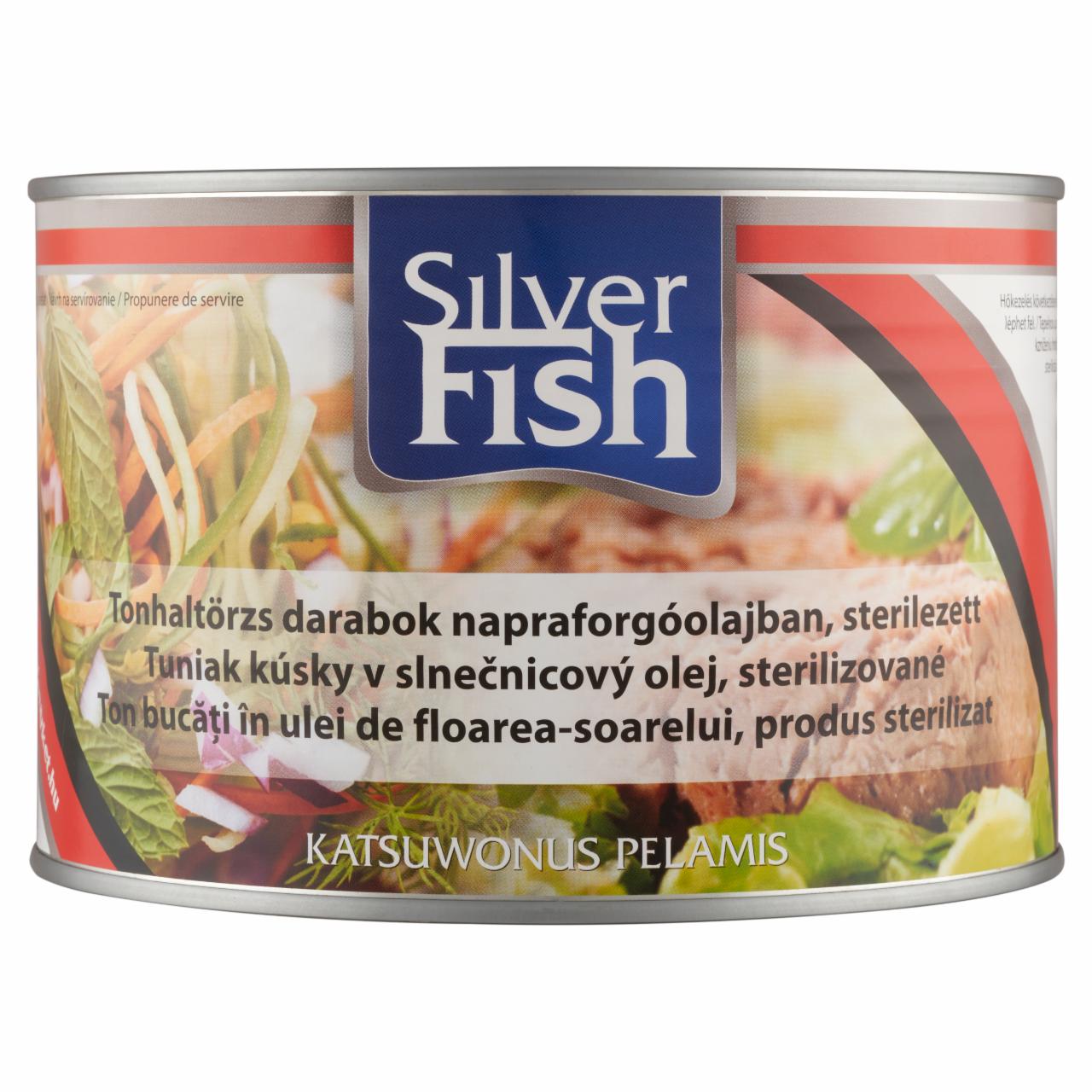 Képek - Silver Fish tonhaltörzs darabok napraforgóolajban 1705 g