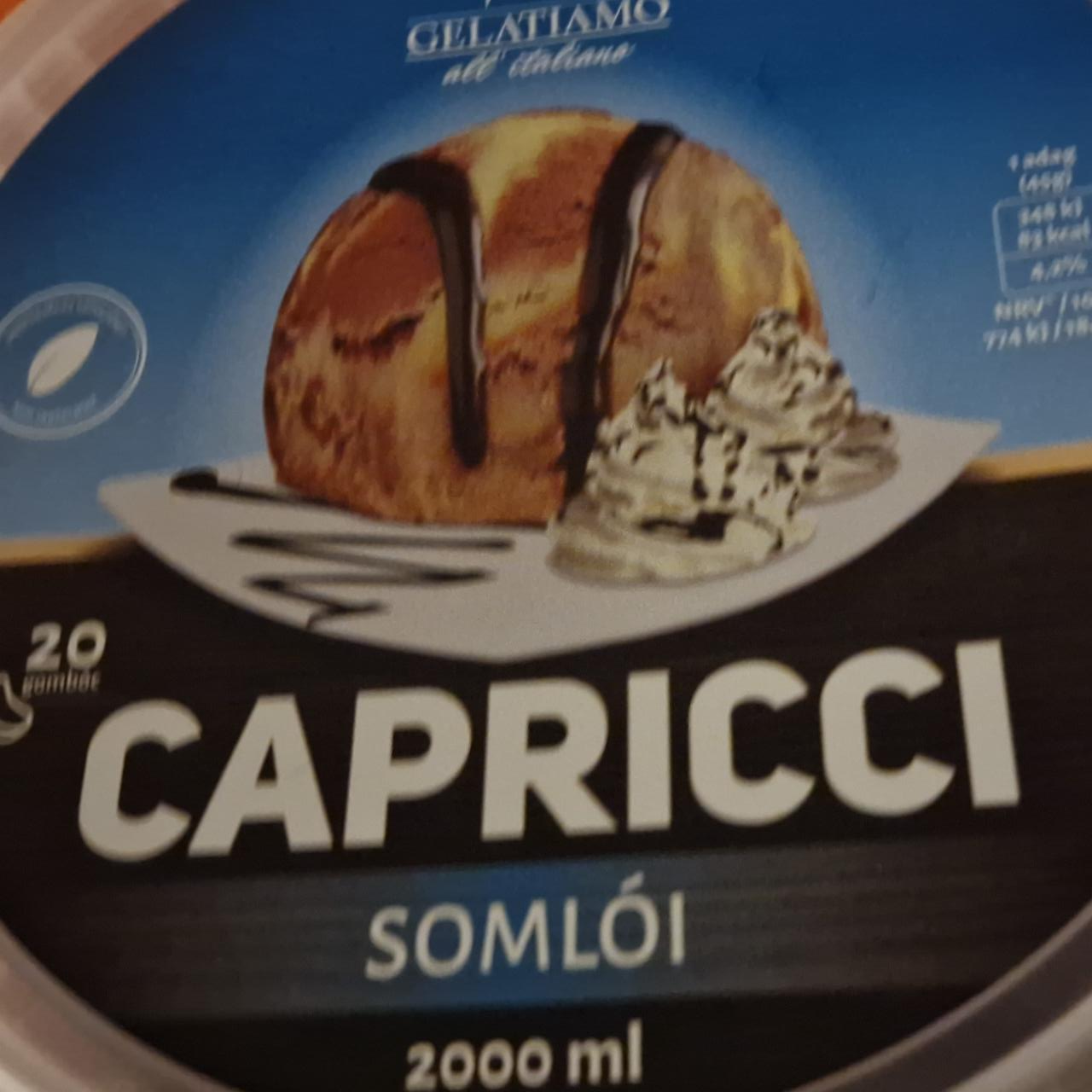 Képek - Gelatiamo Capricci Somlói vanília ízű és rumos-csokoládé jégkrém csokoládé öntettel 2000 ml
