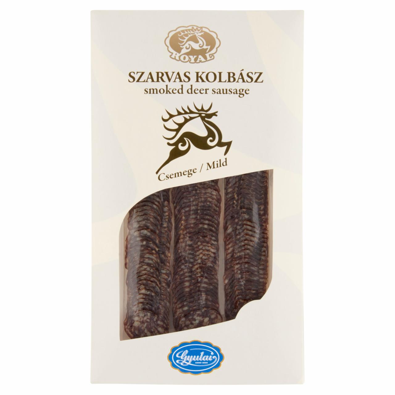 Képek - Gyulai Royal szeletelt csemege szarvas kolbász 70 g