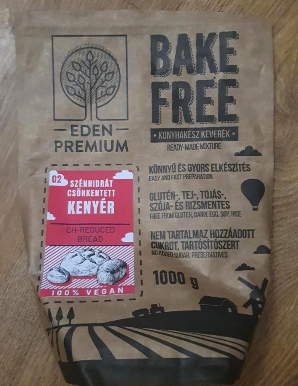 Képek - Bake Free szénhidrátcsökkentett kenyérliszt Eden Premium