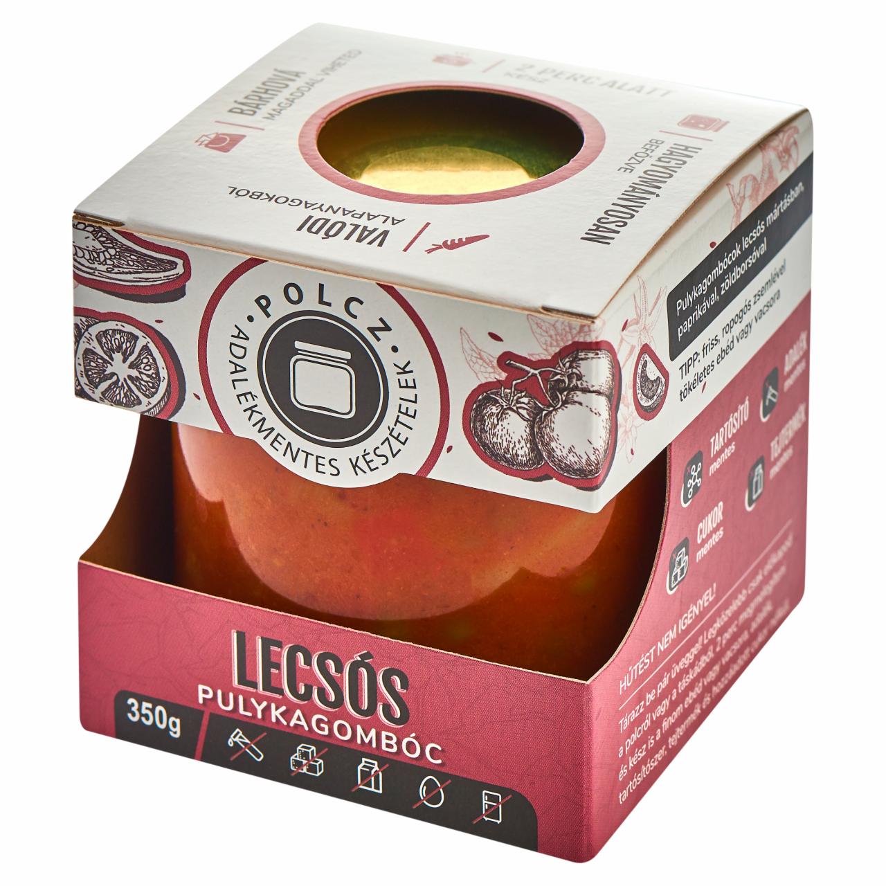 Képek - Polcz lecsós pulykagombóc 350 g