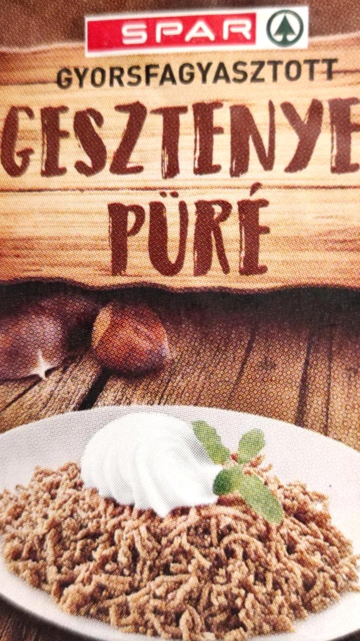 Képek - Gyorsfagyasztott gesztenye püré Spar