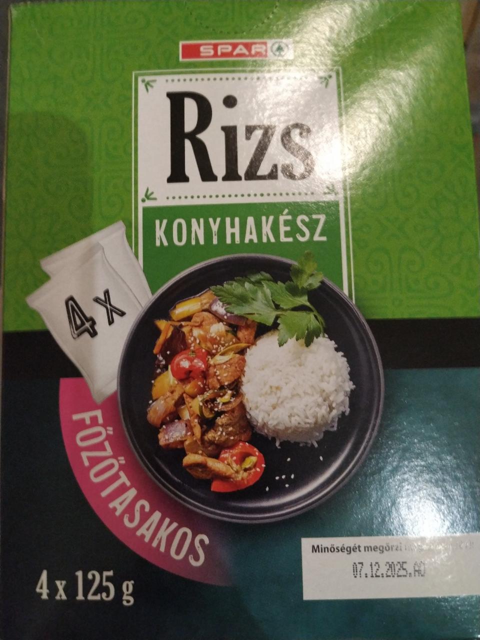 Képek - Rizs konyhakész főzőtasakos Spar