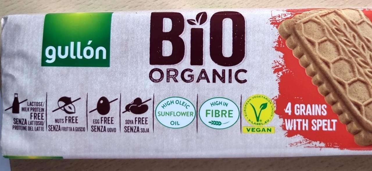 Képek - Bio Organic 4 grains with spelt keksz Gullón