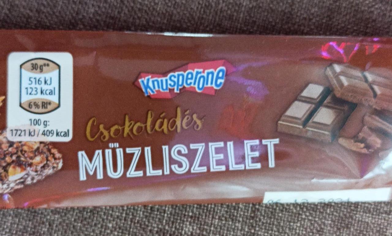 Képek - Csokoládés müzliszelet Knusperone