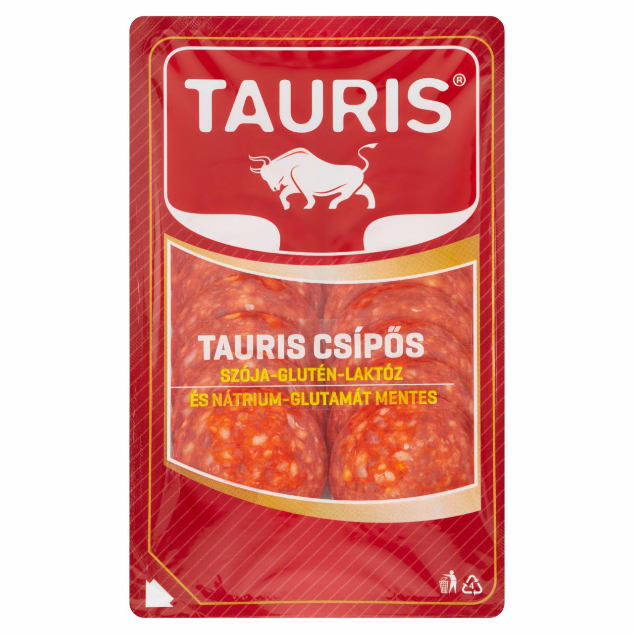 Képek - Tauris csípős szeletelt füstölt, mozaikos húskészítmény 55 g
