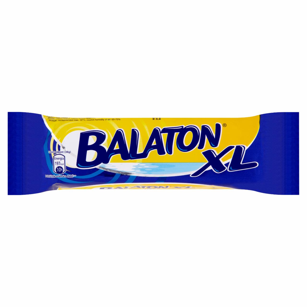 Képek - Balaton XL kakaós tejbevonómasszával mártott, kakaós krémmel töltött ostya 38 g