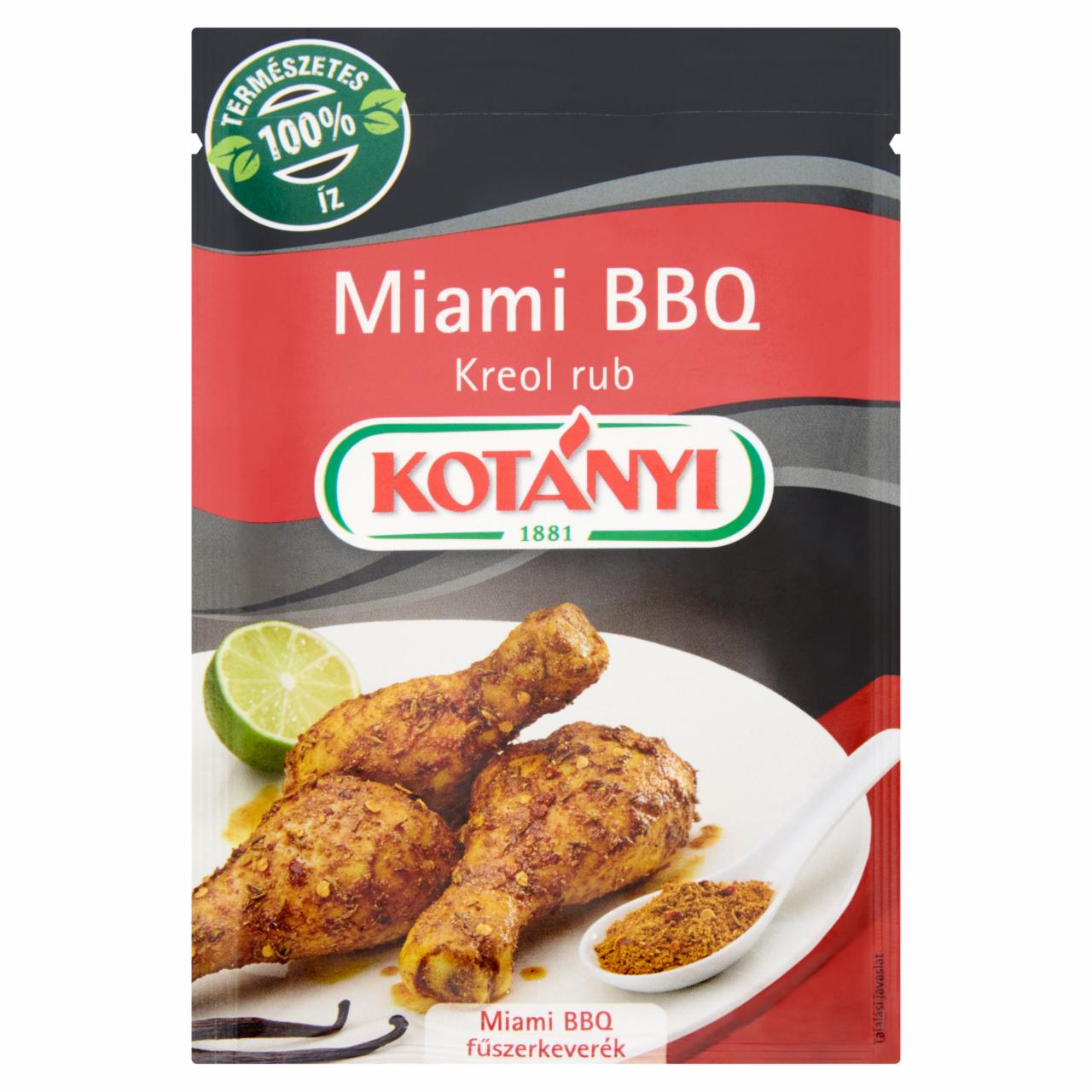 Képek - Kotányi Miami BBQ kreol rub fűszerkeverék 22 g