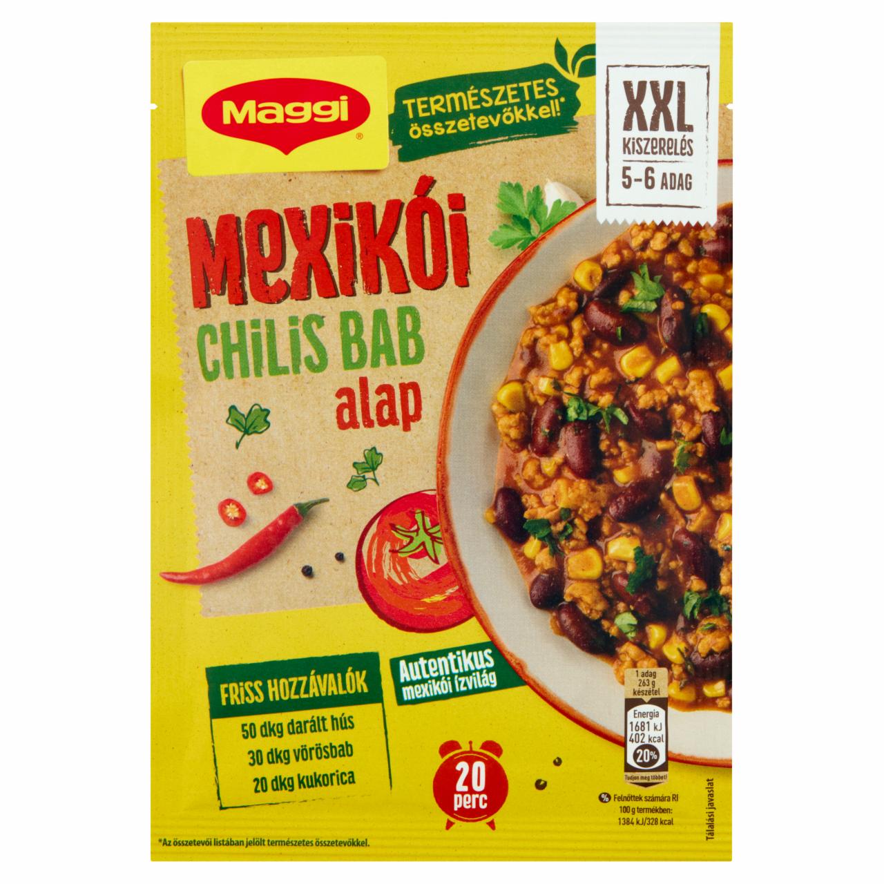 Képek - Maggi mexikói chilis bab alap 58 g