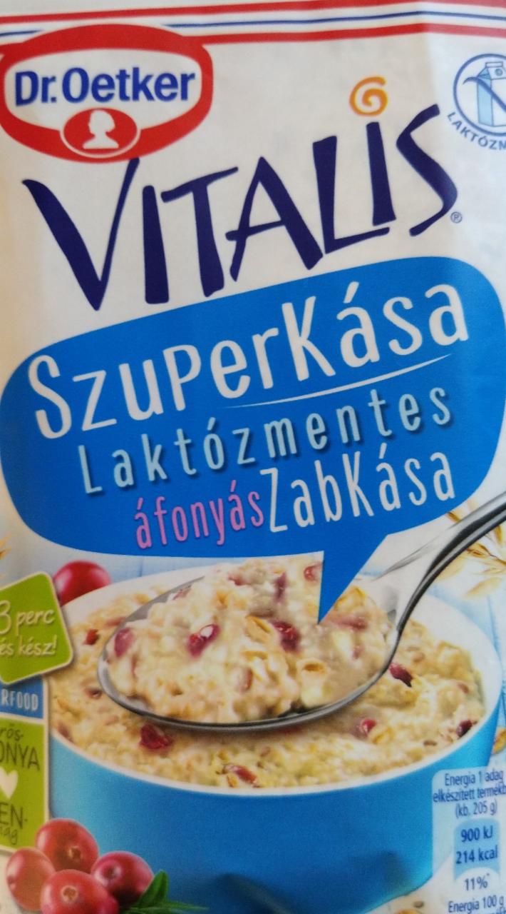 Képek - Vitalis Szuperkása Laktózmentes áfonyás Zabkása Dr.Oetker