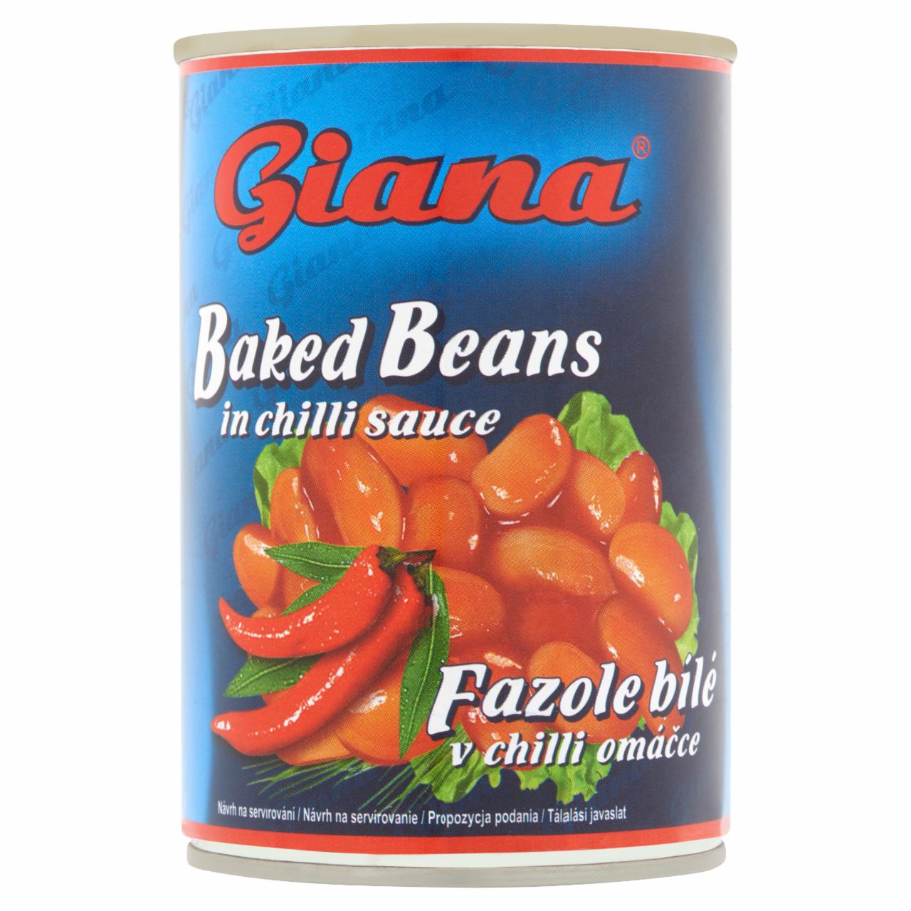 Képek - Giana fehérbab chilis szószban 410 g