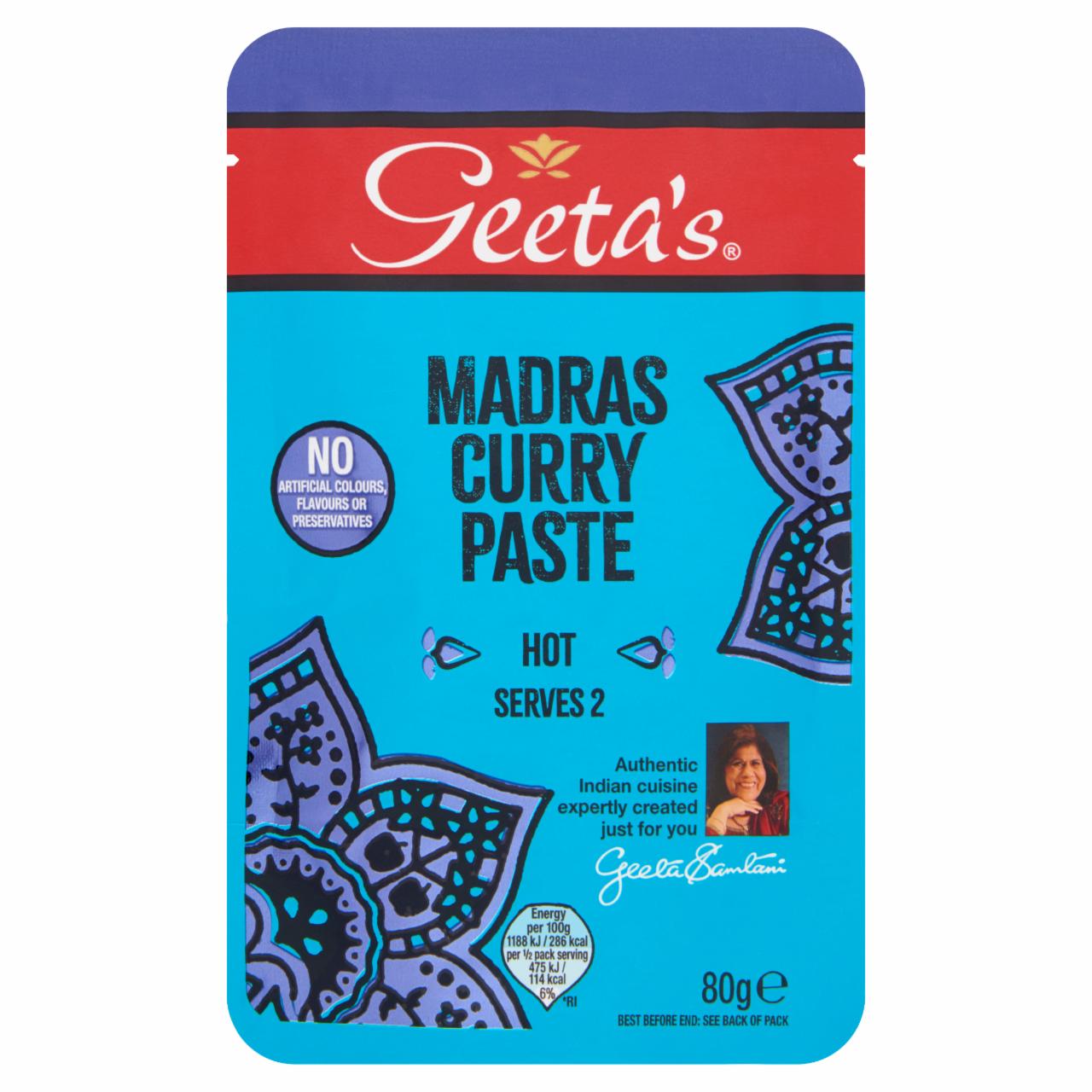 Képek - Geeta's Madras curry krémmártás 80 g