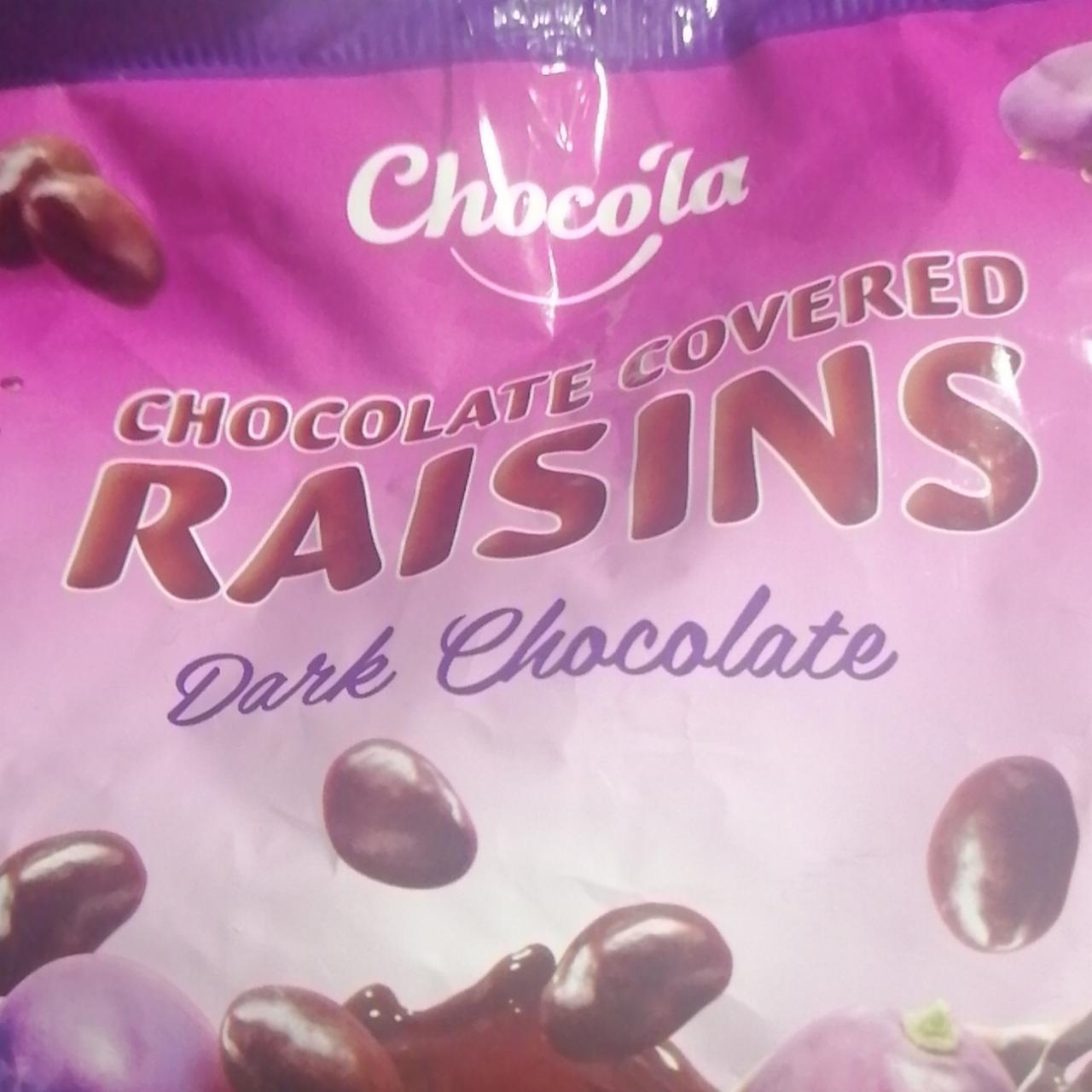 Képek - Chocolate covered raisins Dark chocolate Chocóla