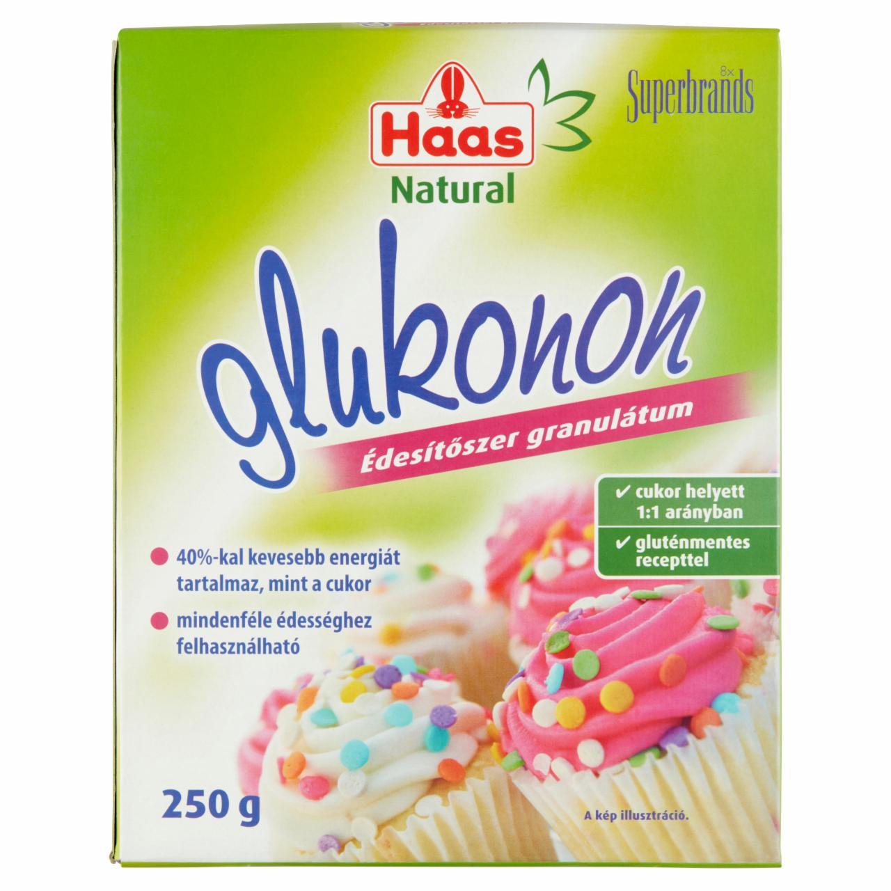 Képek - Haas Natural Glukonon édesítőszer granulátum 250 g