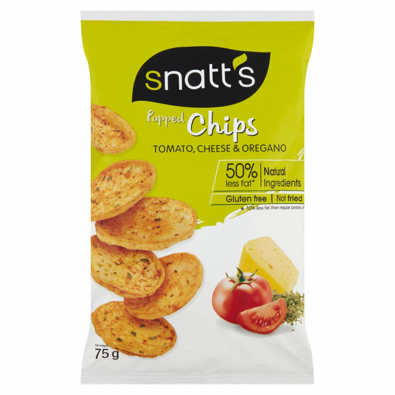 Képek - Snatt's puffasztott paradicsomos-sajtos-oregánós ízű kukorica alapú chips 75 g