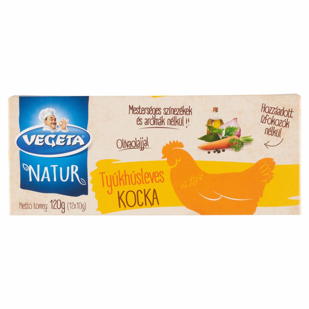 Képek - Vegeta Natur tyúkhúsleves-kocka 12 x 10 g (120 g)