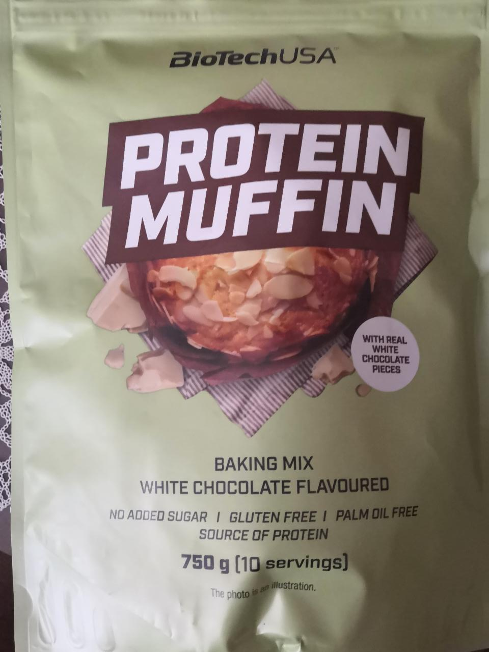 Képek - Protein muffin White chocolate BioTechUSA