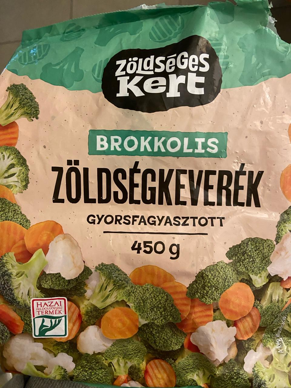 Képek - Brokkolis zöldségkeverék gyorsfagyasztott Zöldséges kert