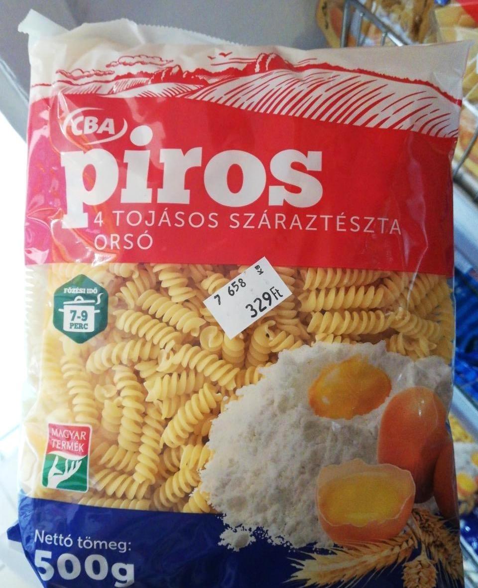 Képek - 4 tojásos száraztészta orsó CBA Piros 