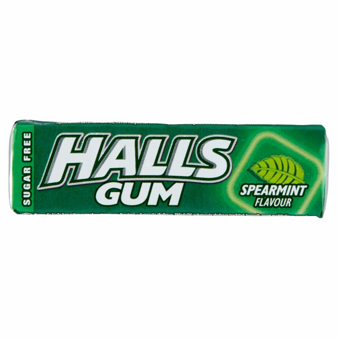 Képek - Halls fodormentaízű, cukormentes rágógumi édesítőszerekkel 14 g