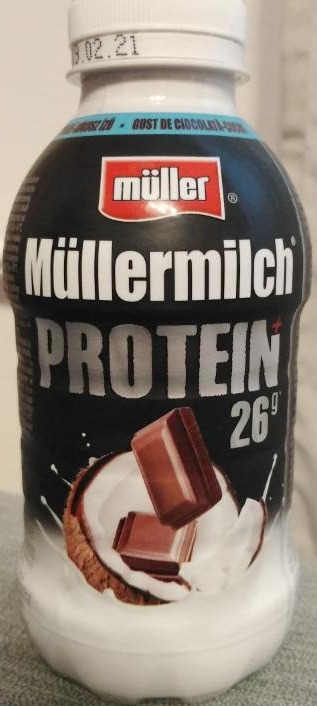 Képek - mullermilch proteín 26g csoki-kókusz