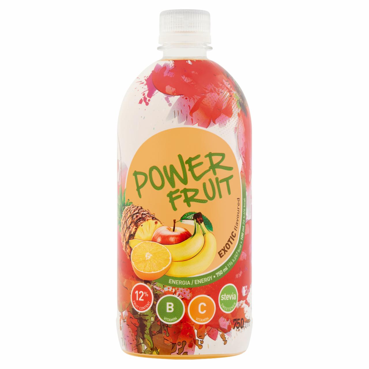 Képek - Power Fruit energiaszegény vegyesgyümölcs ital forrásvízzel, édesítőszerekkel 750 ml