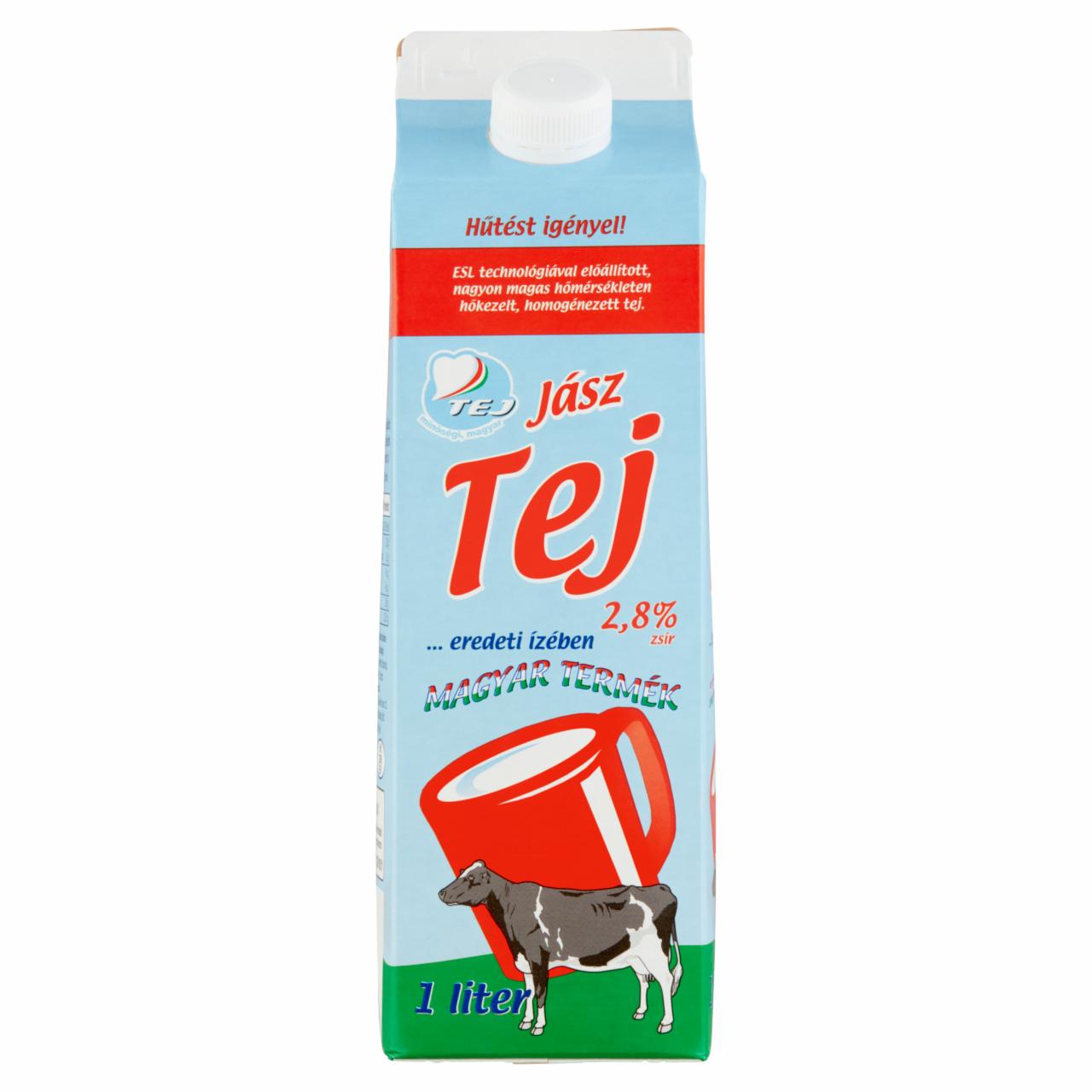 Képek - Jásztej ESL félzsíros tej 2,8% 1 l