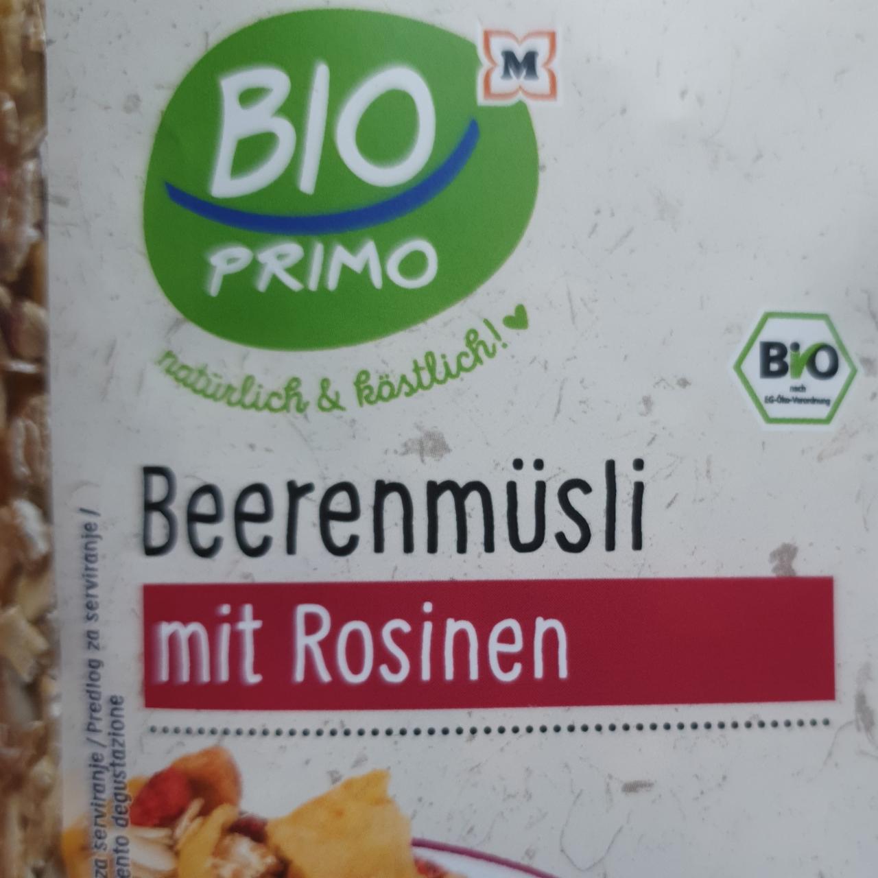 Képek - Beerenmüsli mit Rosinen Bio Primo