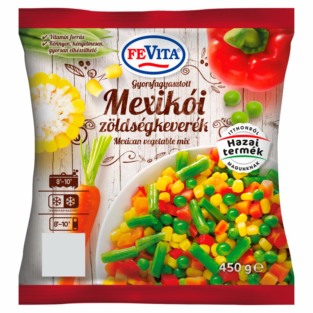 Képek - FeVita gyorsfagyasztott mexikói zöldségkeverék 450 g