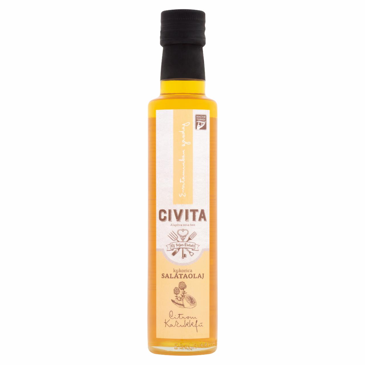 Képek - Civita citrom-kakukkfű kukorica salátaolaj 250 ml