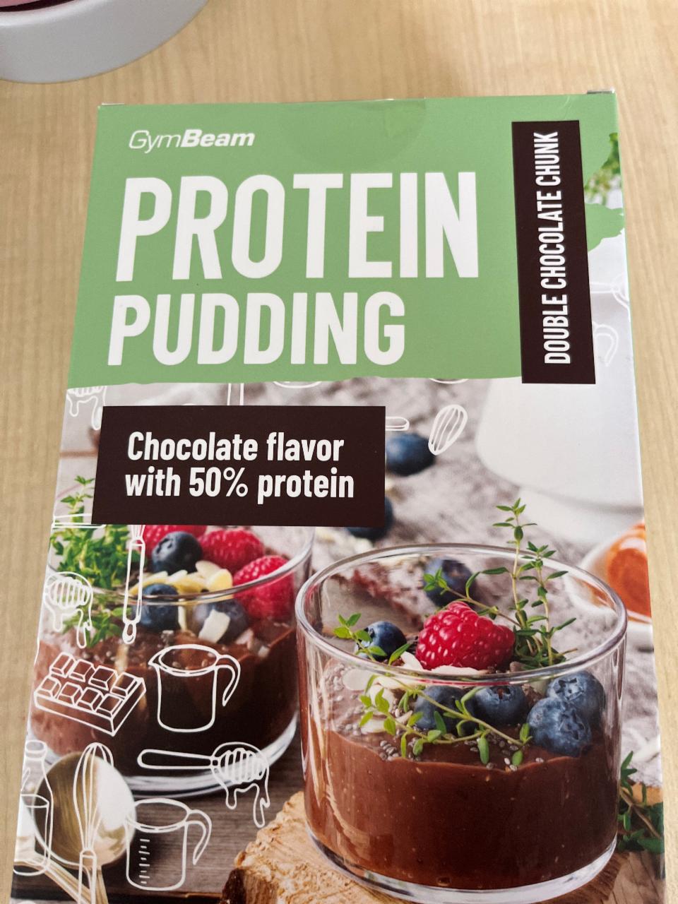 Képek - Protein pudding Double chocolate chunk GymBeam