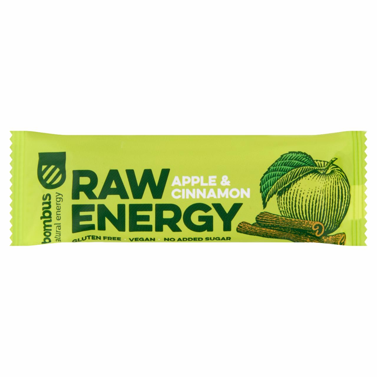 Képek - bombus Raw Energy Apple & Cinnamon gyümölcs szelet 50 g