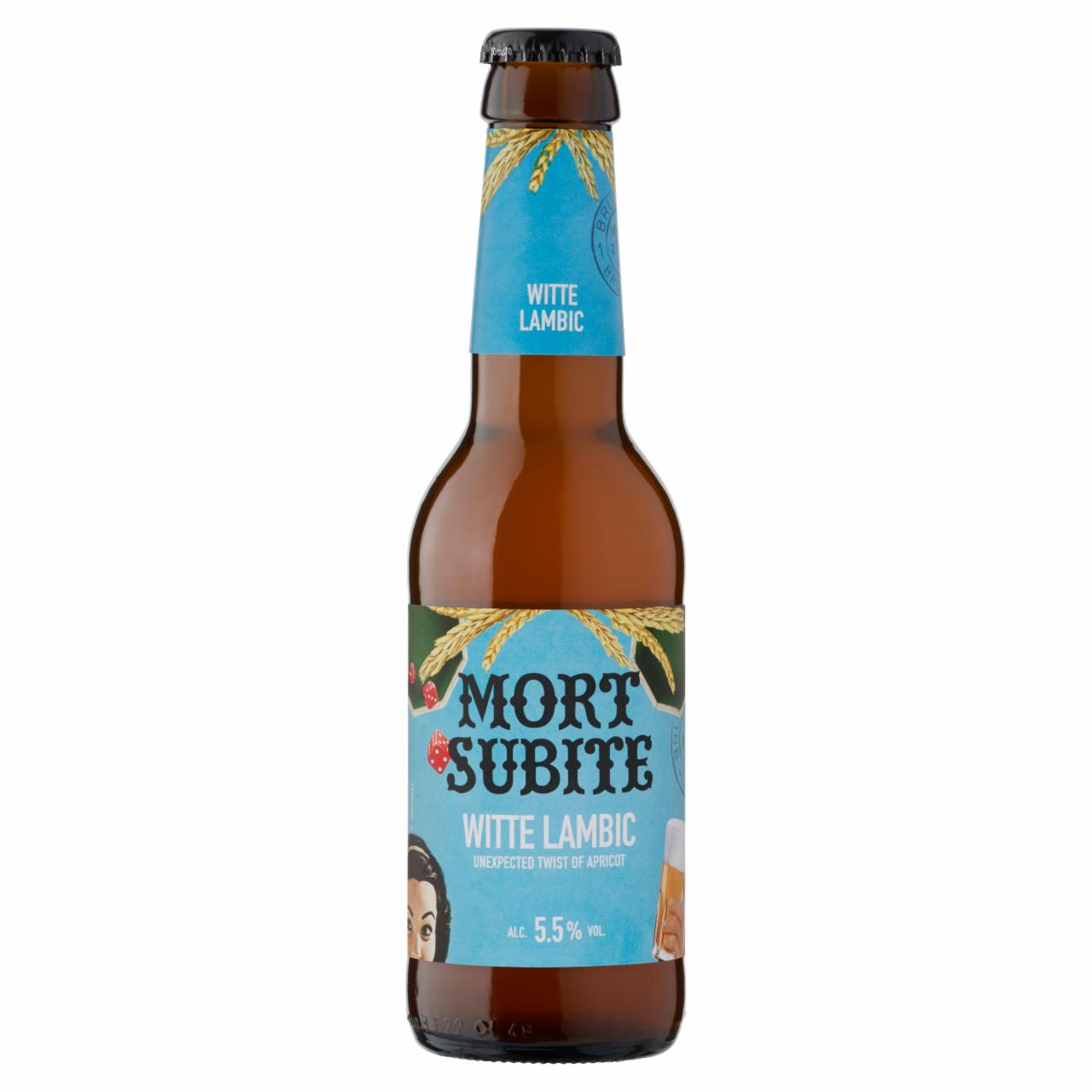 Képek - Mort Subite Witte belga lambic típusú, spontán erjedésű búzás sörkülönlegesség 5,5% 0,25 l üveg