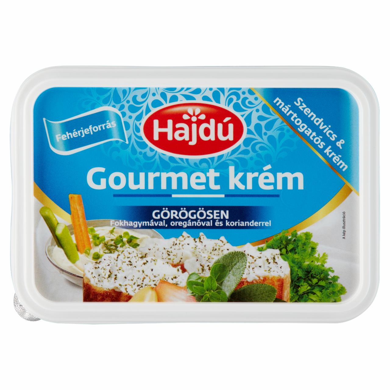 Képek - Hajdú gourmet krém görögösen fokhagymával, oregánóval és korianderrel 180 g