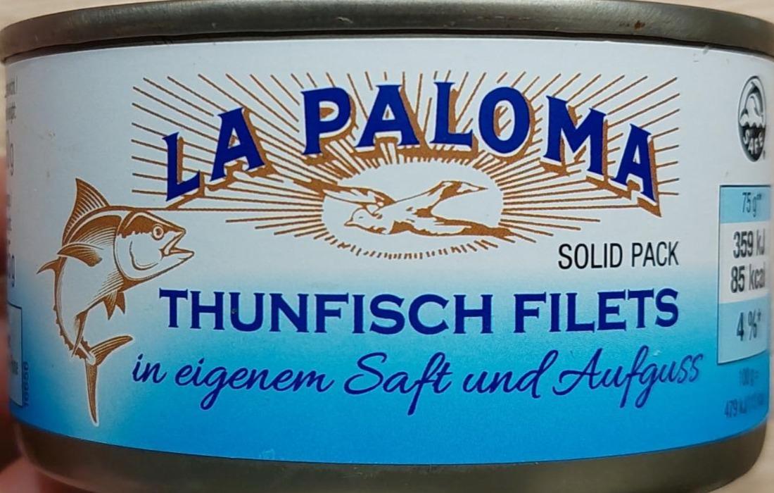 Képek - Thunfisch filets in eigenem Saft und Aufguss La Paloma