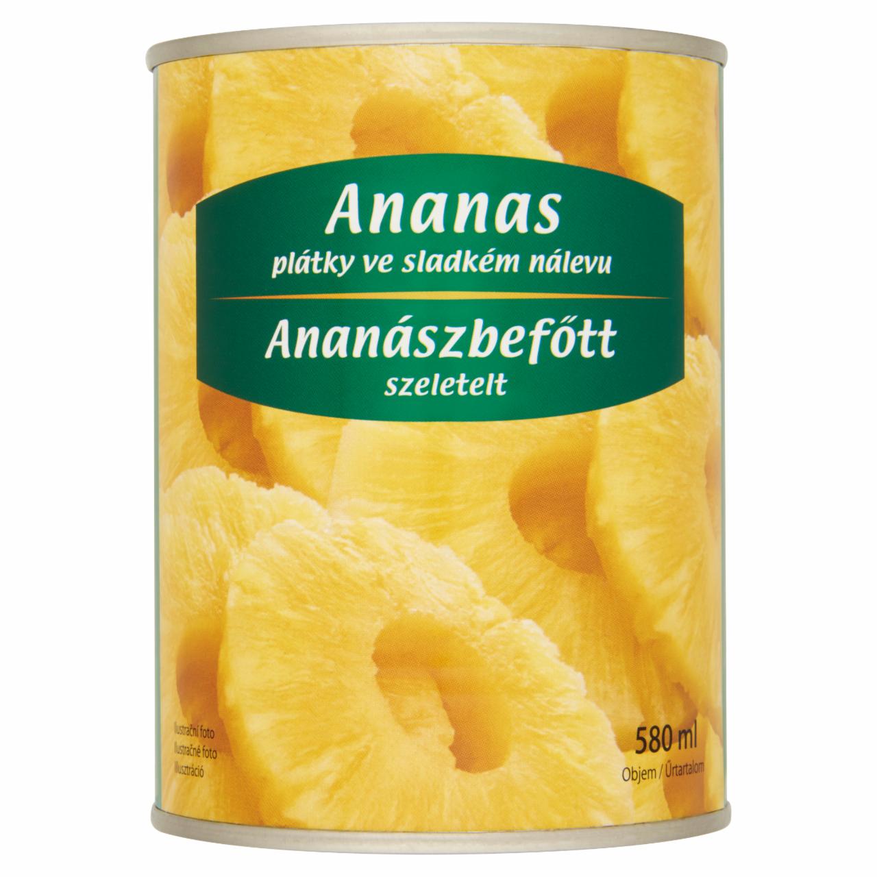 Képek - Ananászbefőtt szeletelt 565 g