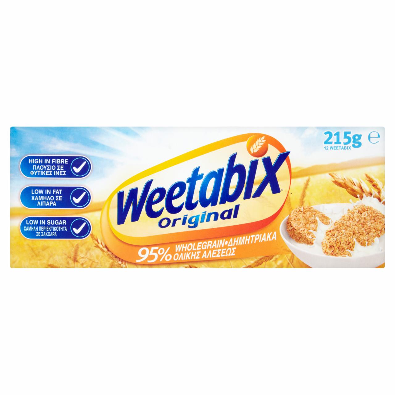 Képek - Weetabix gabonarudacskák teljes kiőrlésű búzából vitaminokkal és vassal dúsítva 215 g