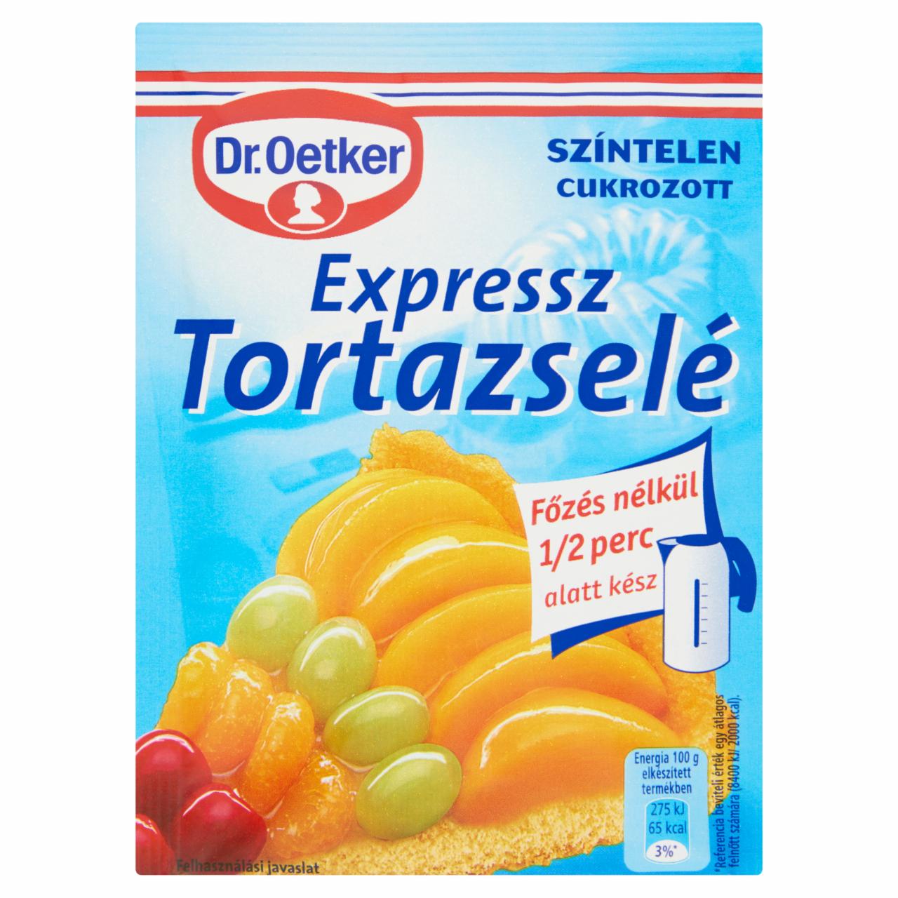 Képek - Dr. Oetker Expressz Tortazselé színtelen, cukrozott 50 g