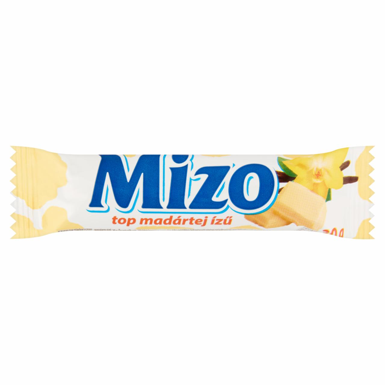 Képek - Mizo Túró Rudi madártej ízű krémmel töltött túródesszert, fehér bevonattal 30 g