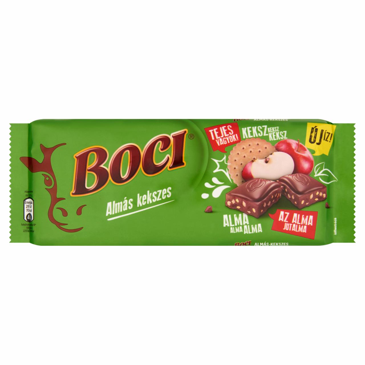 Képek - Boci almás-kekszes tejcsokoládé 90 g