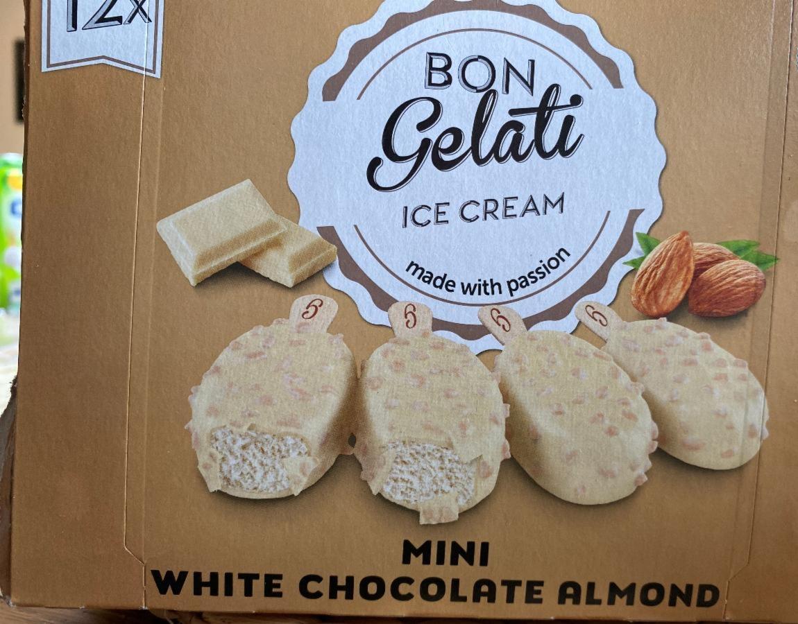 Képek - Ice Cream Mini white chocolate almond Bon Gelati