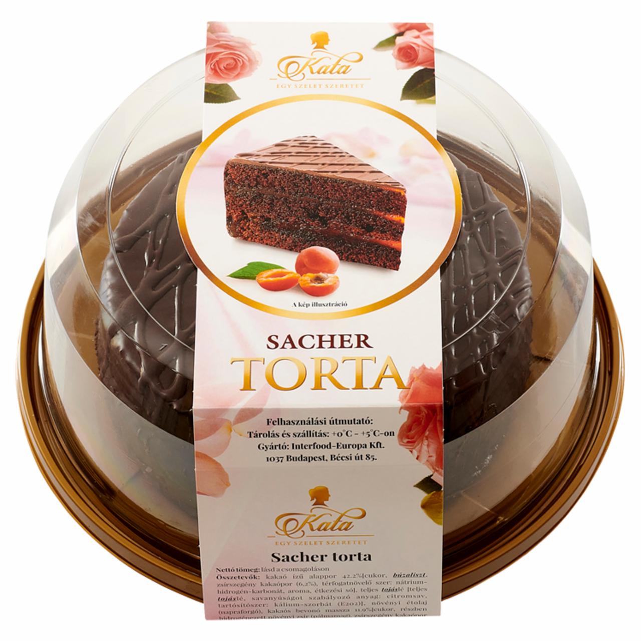 Képek - Sacher torta 900 g